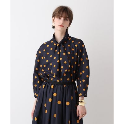 バーバリーチルドレン ポルカ ドット柄 ブラウス シャツ 4Y110 長袖 美品 ポルカドットブラウス | allureville (Women)/アルアバイル | 三越