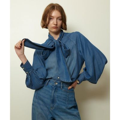 デニムボウブラウス | allureville (Women)/アルアバイル | 三越伊勢丹