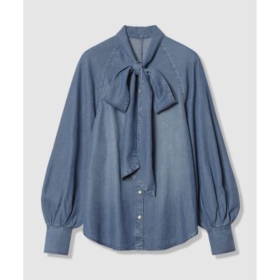 デニムボウブラウス | allureville (Women)/アルアバイル | 三越伊勢丹