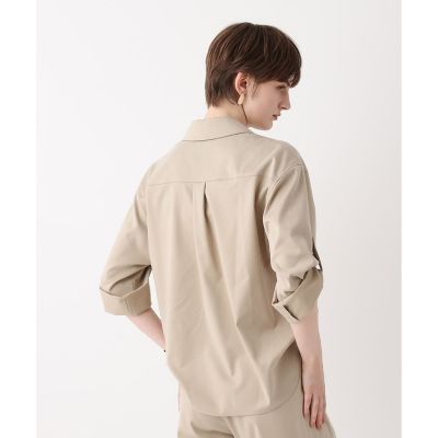 お決まり品　allureville 　シャツ　カルゼターンバックシャツ CRISPYカルゼターンバックシャツ|allureville OFFICIAL SITE / ONLINE