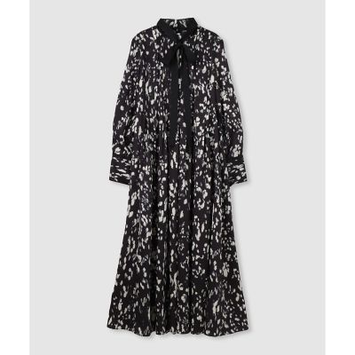 OFFICINAプリーツフレアワンピース | allureville (Women