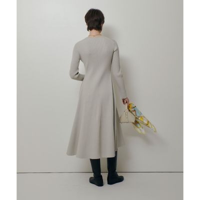 コンシールフロントマチフレアリブワンピース | allureville (Women 