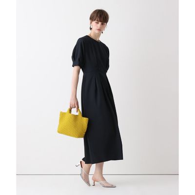 リネンライクタッキングワンピース | allureville (Women