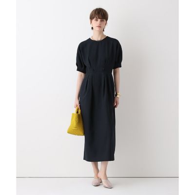 リネンライクタッキングワンピース | allureville (Women