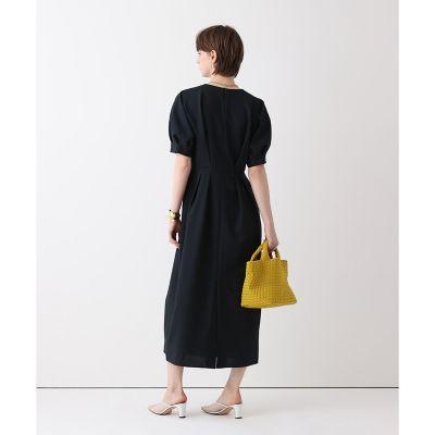 リネンライクタッキングワンピース | allureville (Women