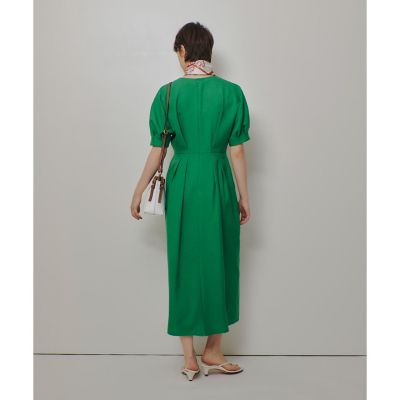 リネンライクタッキングワンピース | allureville (Women
