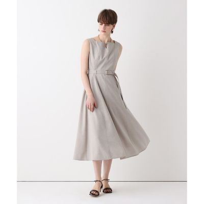 スクウェアデザインフレアワンピース | allureville (Women