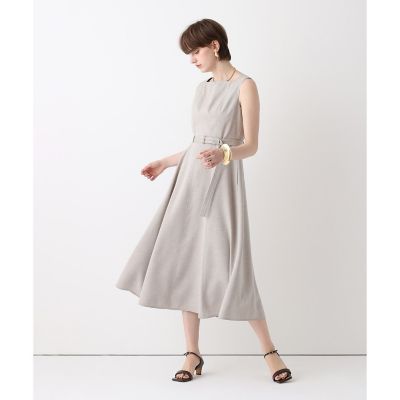 スクウェアデザインフレアワンピース | allureville (Women