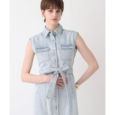 【本日限り！超美品】allureville デニムワンピース ベルト付き ブリーチデニムワンピース | allureville (Women)/アルアバイル | 三越