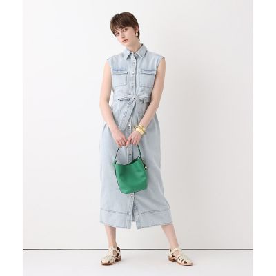 【本日限り！超美品】allureville デニムワンピース ベルト付き ブリーチデニムワンピース | allureville (Women)/アルアバイル | 三越