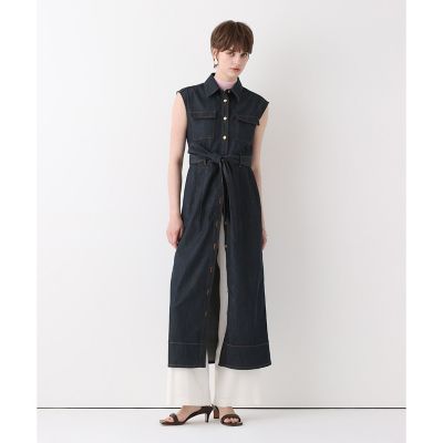 シャンブレーデニムライクワンピース | allureville (Women