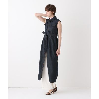シャンブレーデニムライクワンピース | allureville (Women