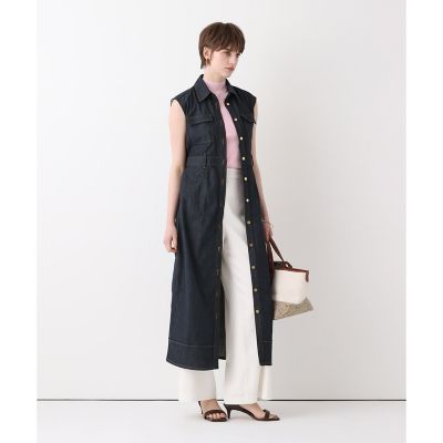 シャンブレーデニムライクワンピース | allureville (Women
