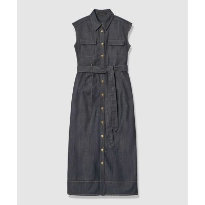 シャンブレーデニムライクワンピース | allureville (Women