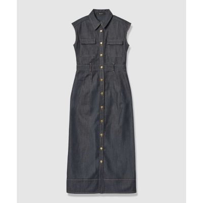 シャンブレーデニムライクワンピース | allureville (Women