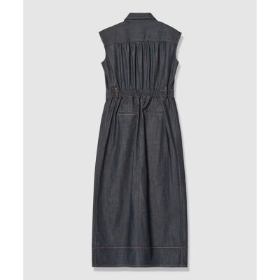 シャンブレーデニムライクワンピース | allureville (Women