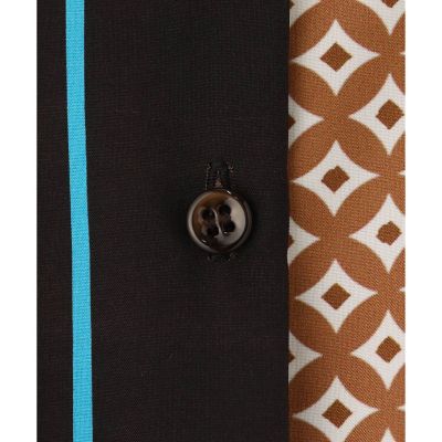 ジオメトリックプリントシャツワンピース | allureville (Women