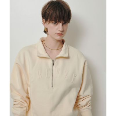 ハーフジップ刺繍プルオーバー | allureville (Women)/アルアバイル