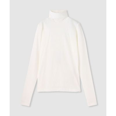 ＜allureville (Women)＞強撚フライスタートルプルオーバー