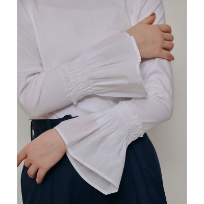 ＜allureville (Women)＞刺繍プリーツカフスプルオーバー