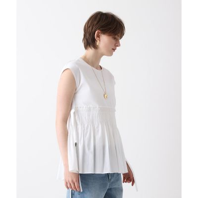 アルアバイル 刺繍プリーツペプラムプルオーバー 刺繍プリーツペプラムプルオーバー | allureville (Women