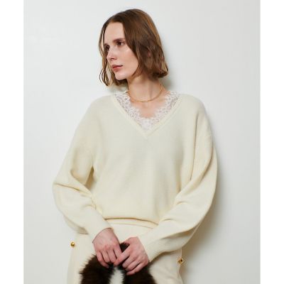 レースドッキングプルオーバー | allureville (Women)/アルアバイル