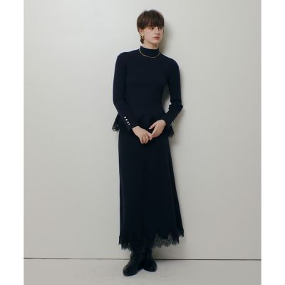 レースドッキングリブプルオーバー | allureville (Women