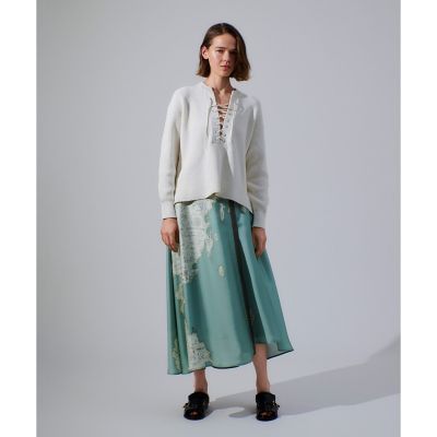 レースアップバルキープルオーバー | allureville (Women