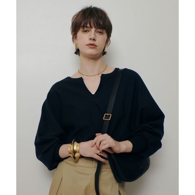 コットンインレードルマンスリーブプルオーバー | allureville (Women