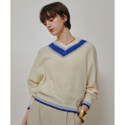 ＜allureville (Women)＞コットンブークレーチルデンニット