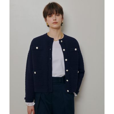 ニットツイードジャケット | allureville (Women)/アルアバイル | 三越