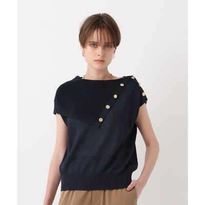 Cotton Lace Sleeveless Knitted Top