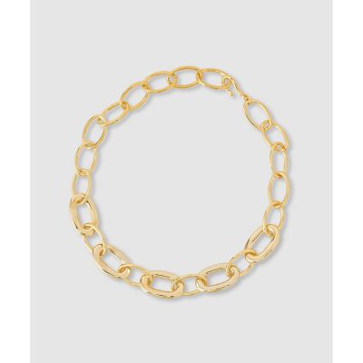 ＜allureville (Women)＞オーバルビッグチェーンネックレス