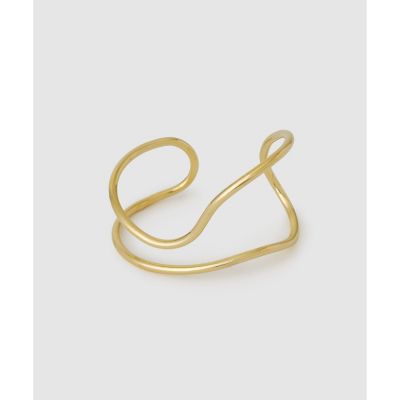 ＜allureville (Women)＞カーブモチーフバングル