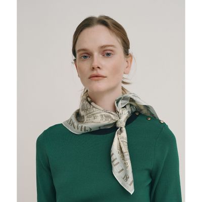 マッププリントスカーフ | allureville (Women)/アルアバイル | 三越