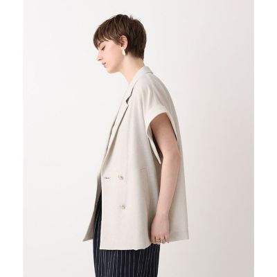 ◇スラブメッシュフレンチスリーブジャケット | allureville (Women