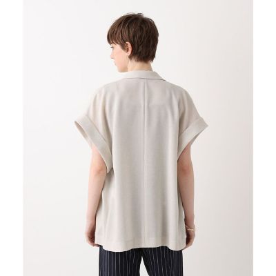 ◇スラブメッシュフレンチスリーブジャケット | allureville (Women