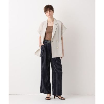 ◇スラブメッシュフレンチスリーブジャケット | allureville (Women