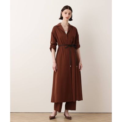 フィブリルストレッチシャツワンピース | allureville (Women