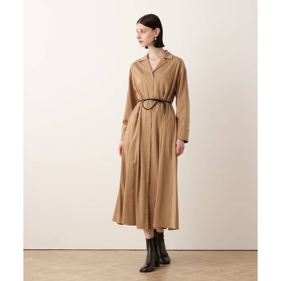 フィブリルストレッチシャツワンピース | allureville (Women