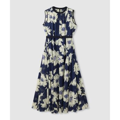 ◇BIG FLOWER シアードレス | allureville (Women