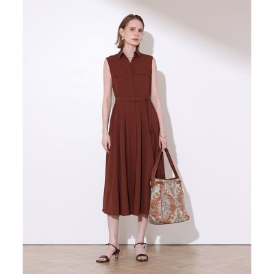 サッカーストライプノースリワンピース | allureville (Women