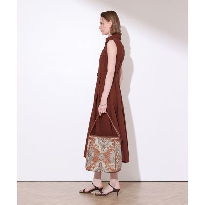サッカーストライプノースリワンピース | allureville (Women