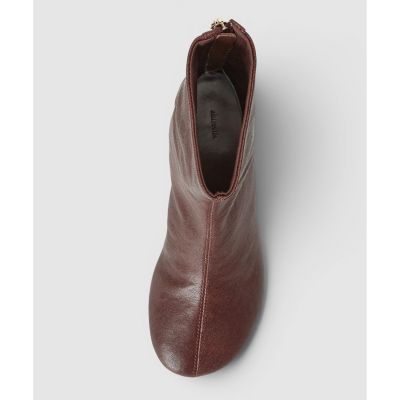 バックジップラウンドショートブーツ | allureville (Women