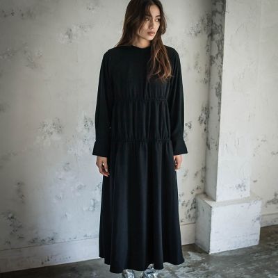 シャーリングワンピース≪手洗い可能≫