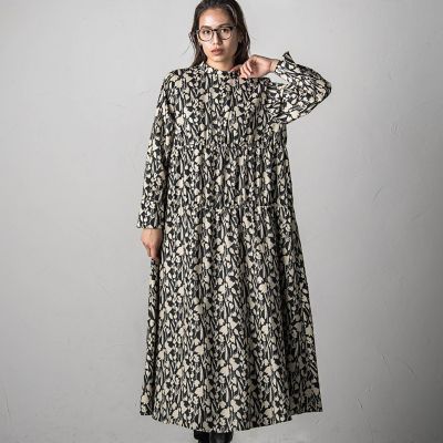 シャーリングワンピース≪手洗い可能≫