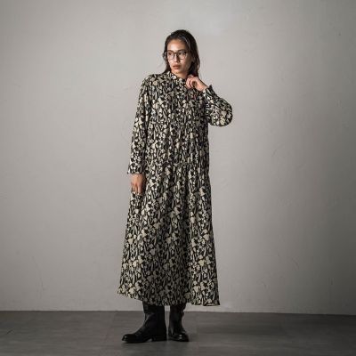 シャーリングワンピース≪手洗い可能≫