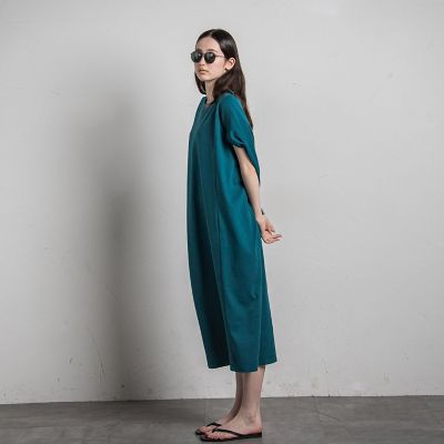 【新色追加】コクーンカットワンピース≪洗濯機で洗える≫