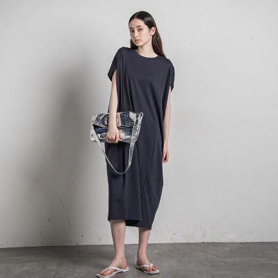【新色追加】コクーンカットワンピース≪洗濯機で洗える≫
