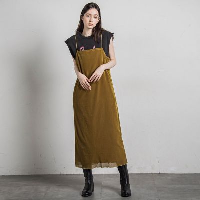 FETICO ベロアシアーキャミワンピース FETICO ベロアシアーキャミワンピース FETICO ベロアシアーキャミ